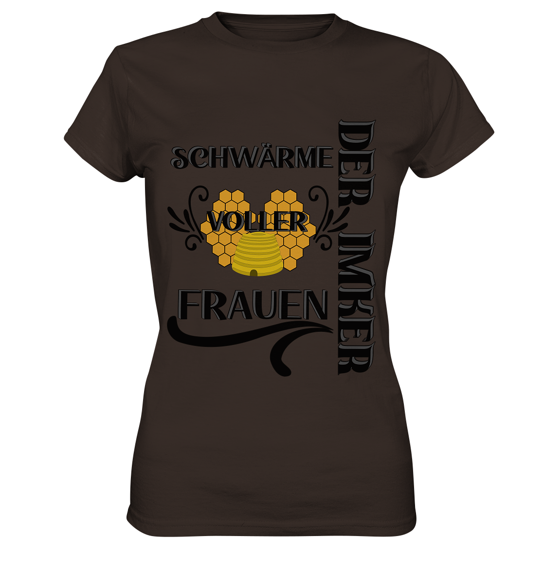 Der Imker, schwärme voller Frauen, Imkerei, Helden, schwarzes Design - Ladies Premium Shirt