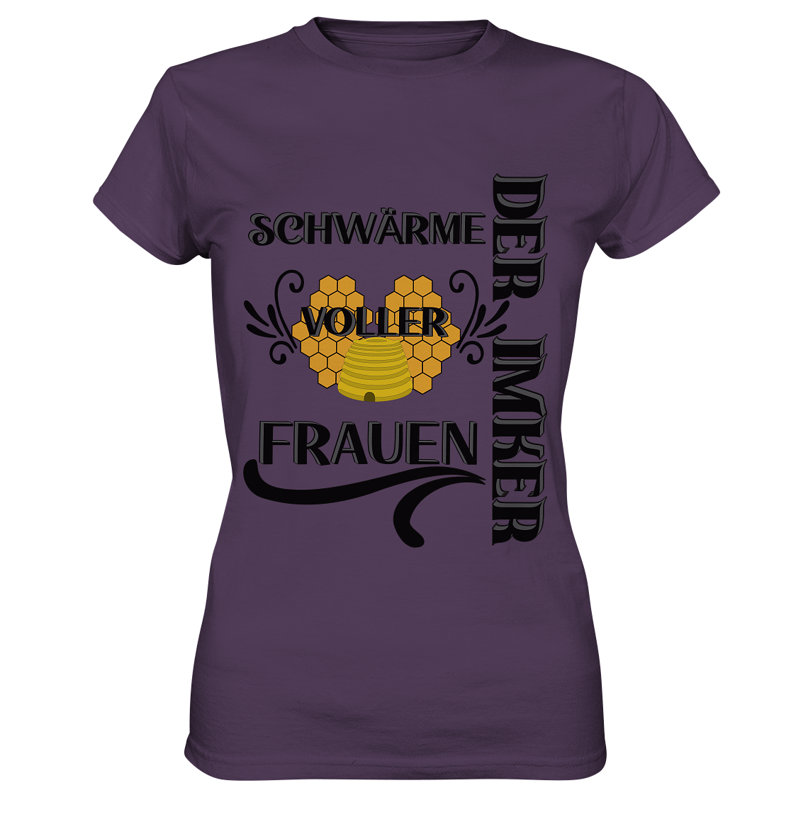 Der Imker, schwärme voller Frauen, Imkerei, Helden, schwarzes Design - Ladies Premium Shirt