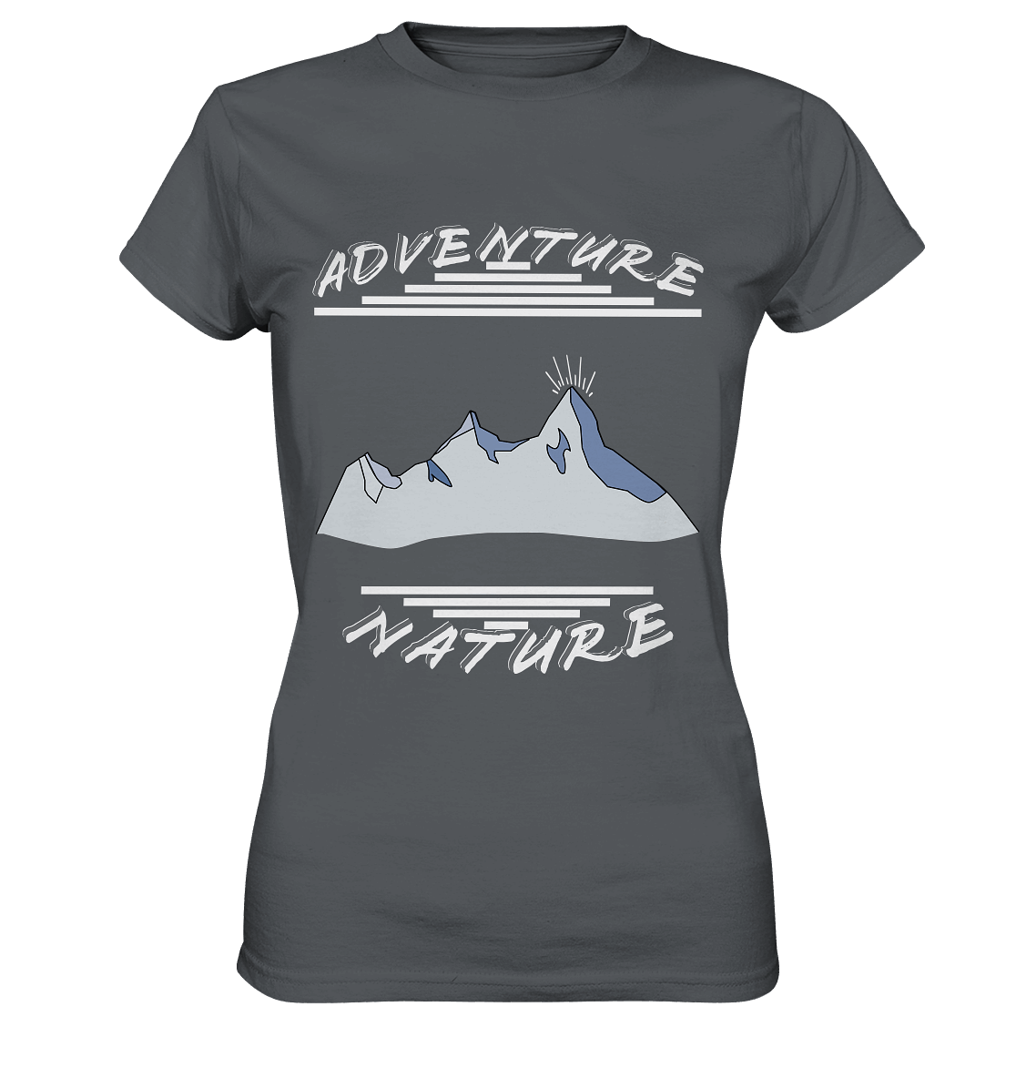 Adventure Nature, Abenteuer Natur, Camping, Geocaching - Ladies Premium Shirt