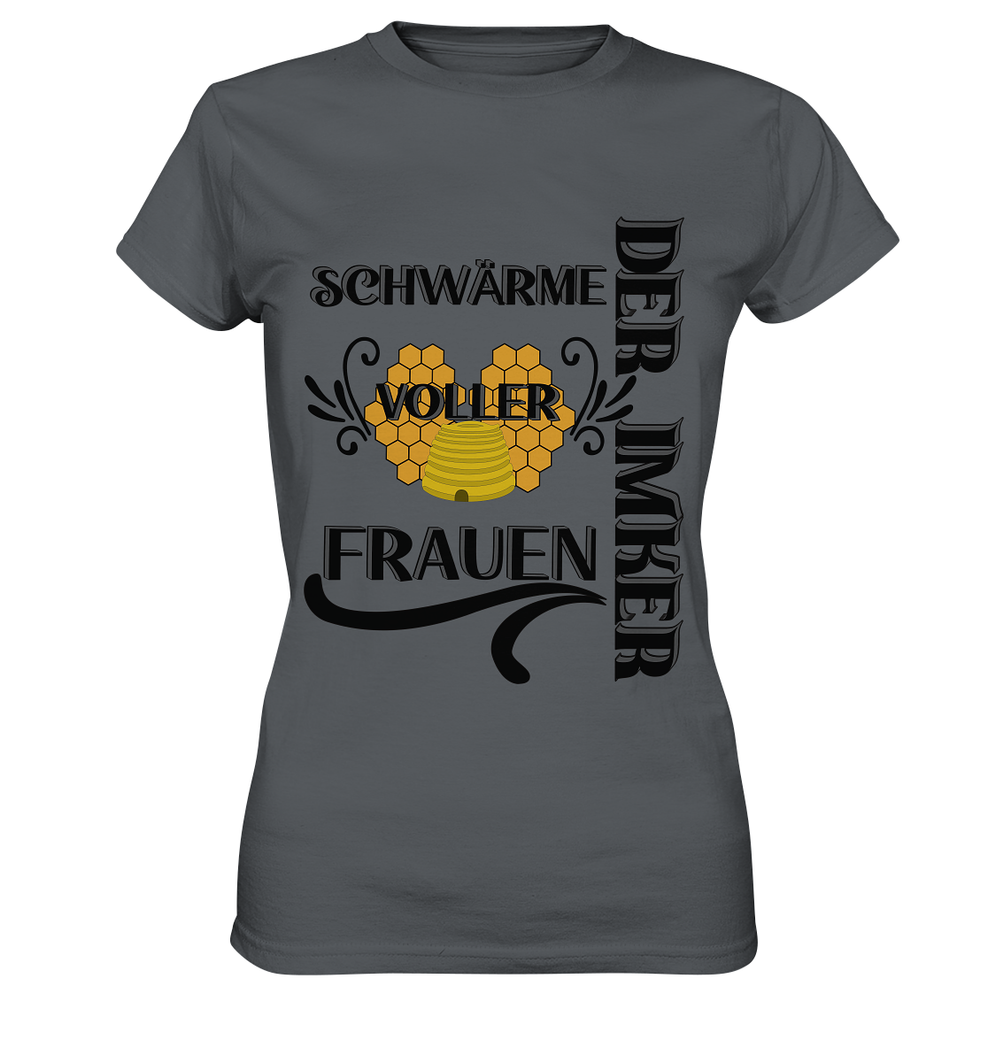 Der Imker, schwärme voller Frauen, Imkerei, Helden, schwarzes Design - Ladies Premium Shirt