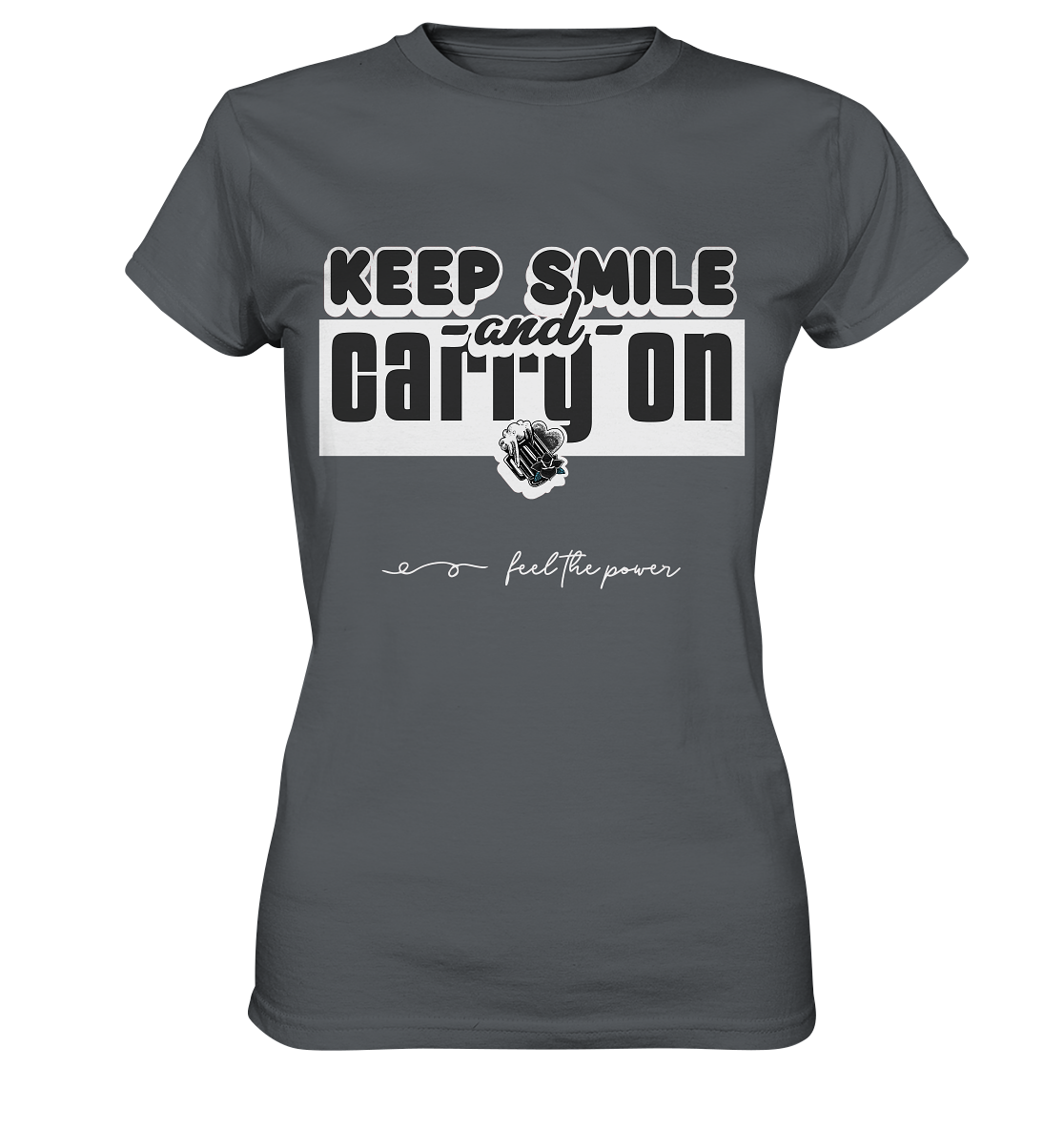 Keep Smile | Damen Premium Shirt