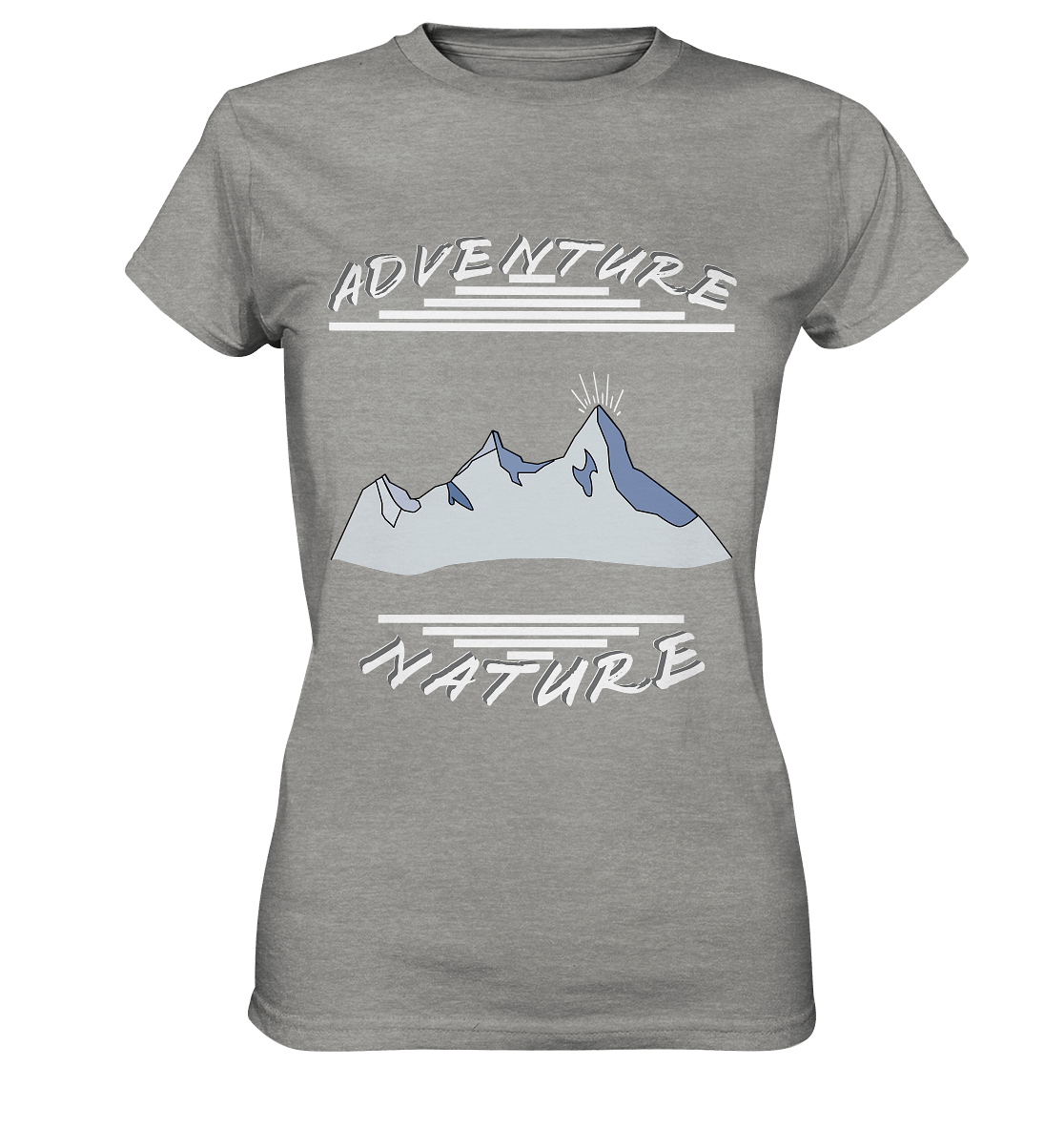 Adventure Nature, Abenteuer Natur, Camping, Geocaching - Ladies Premium Shirt