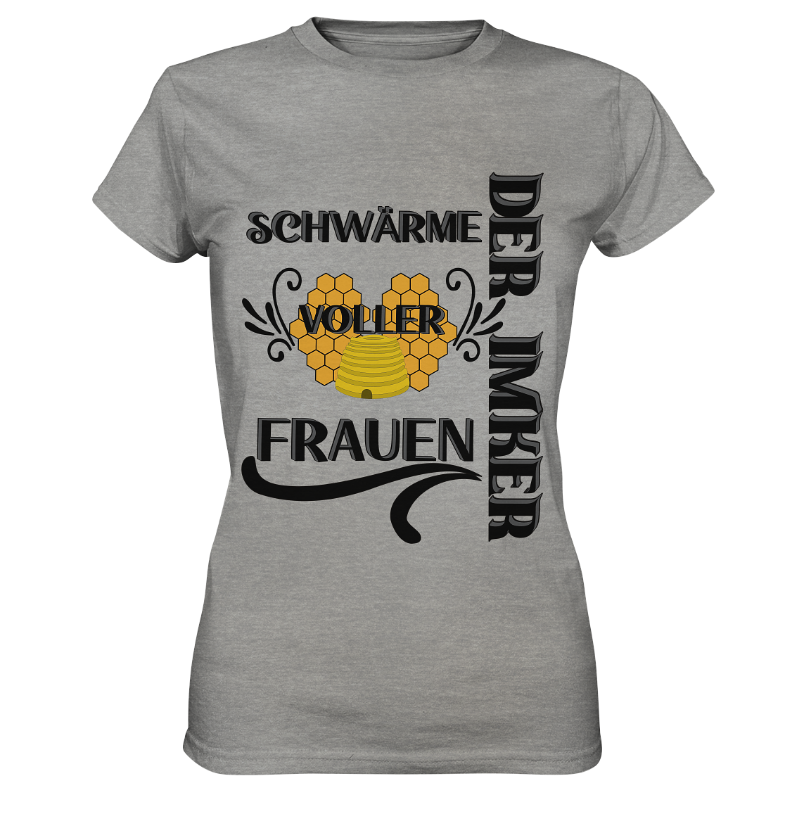 Der Imker, schwärme voller Frauen, Imkerei, Helden, schwarzes Design - Ladies Premium Shirt