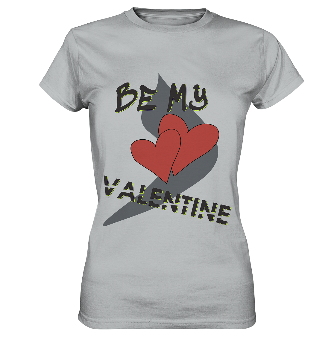 Be my Valentine, Valentinstag, 14. Februar - Ladies Premium Shirt