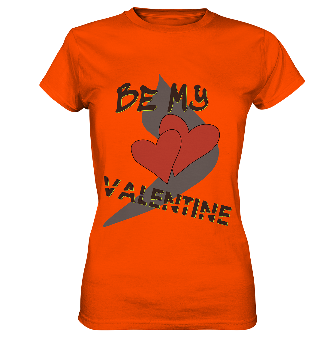 Be my Valentine, Valentinstag, 14. Februar - Ladies Premium Shirt