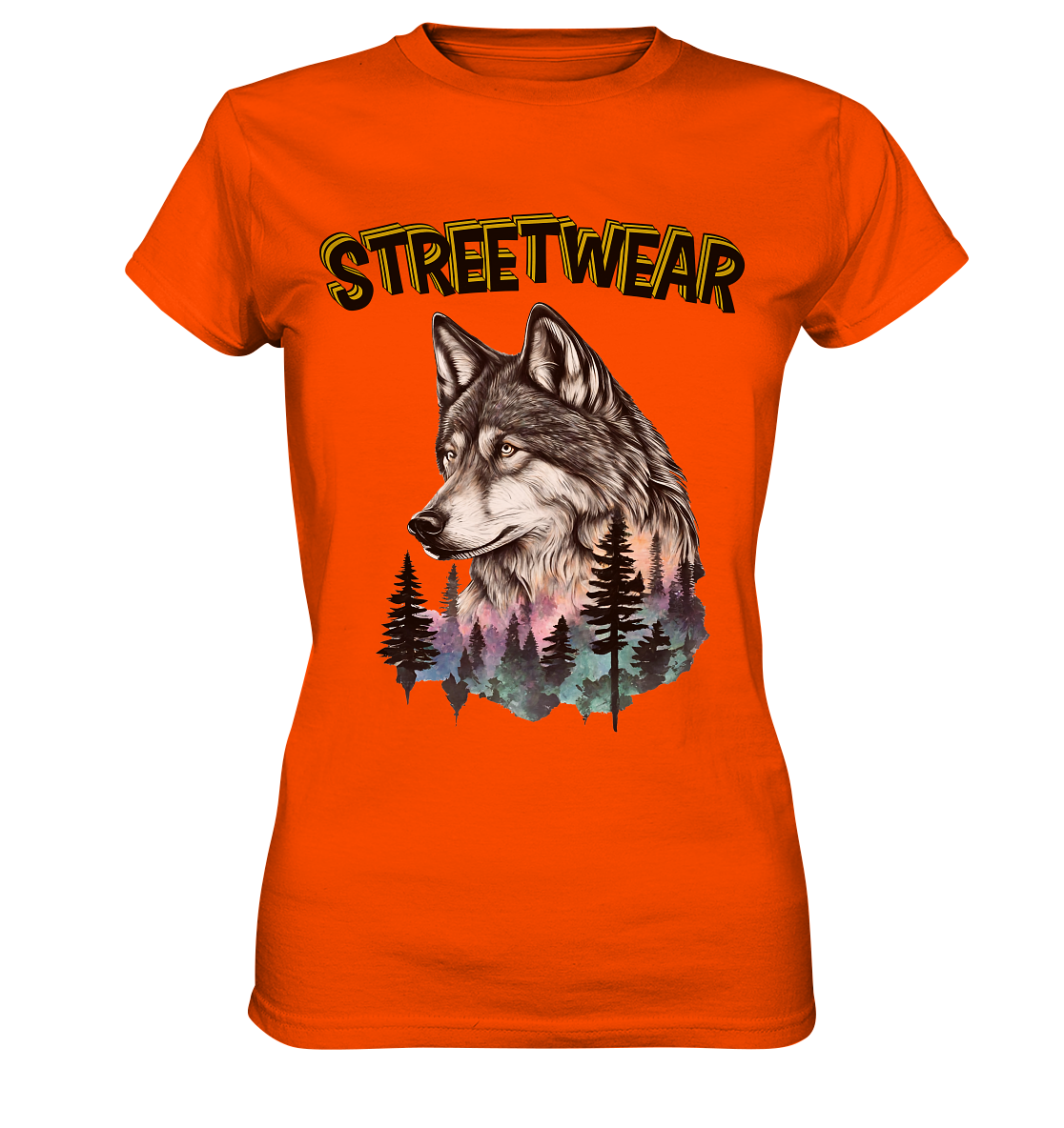 Streetwear Wildlife Design - Ladies Premium Shirt