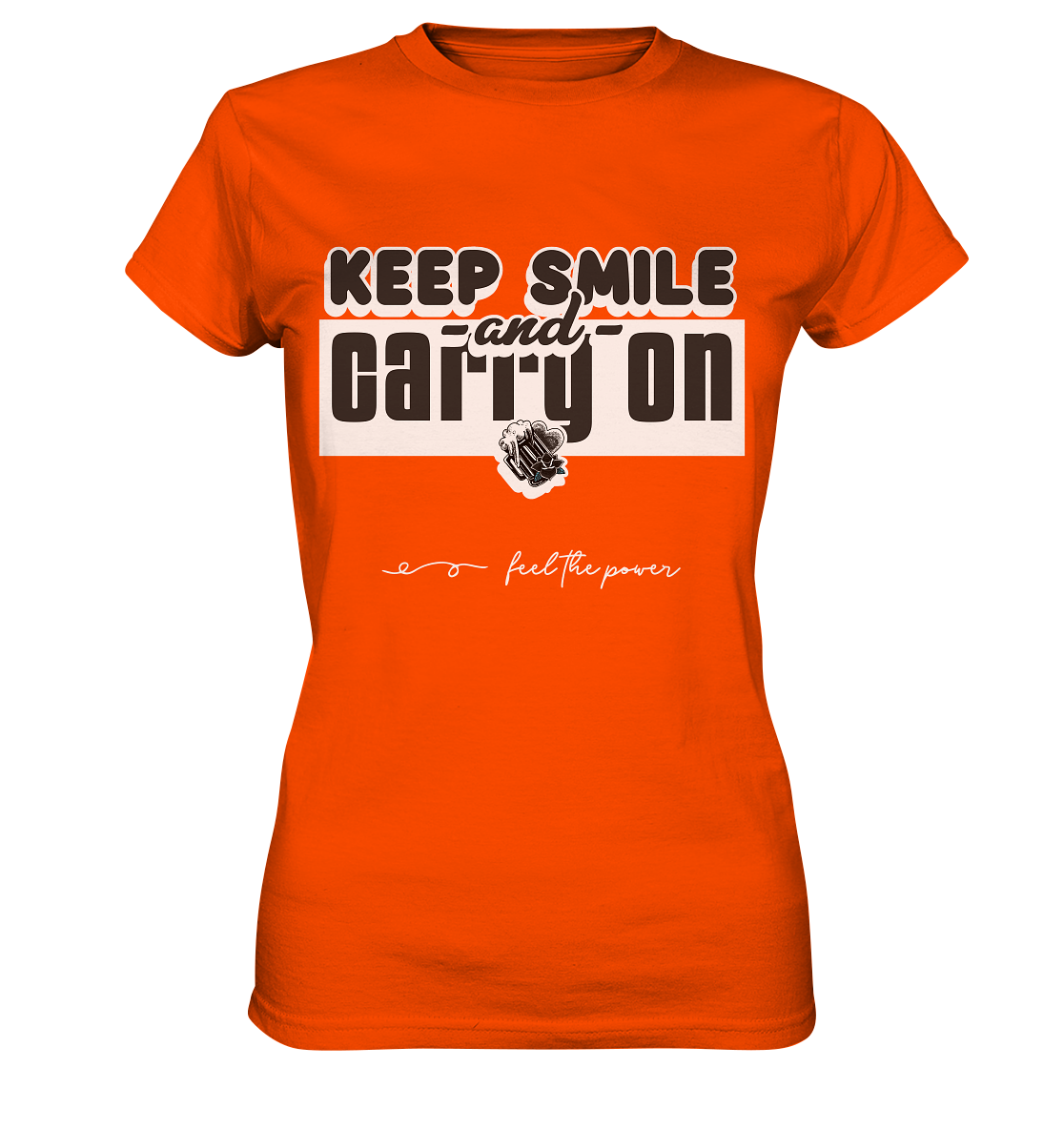 Keep Smile | Damen Premium Shirt