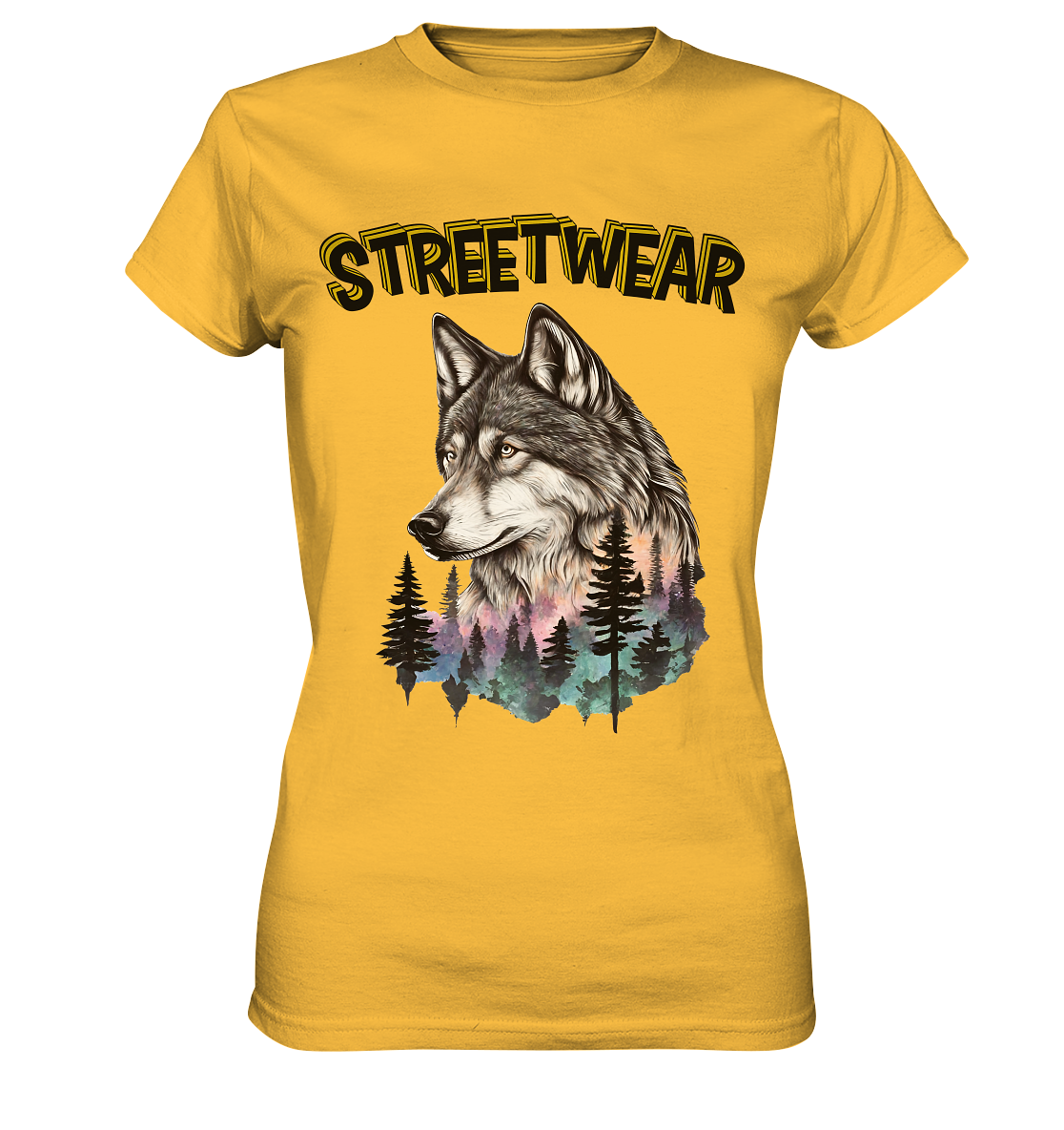 Streetwear Wildlife Design - Ladies Premium Shirt