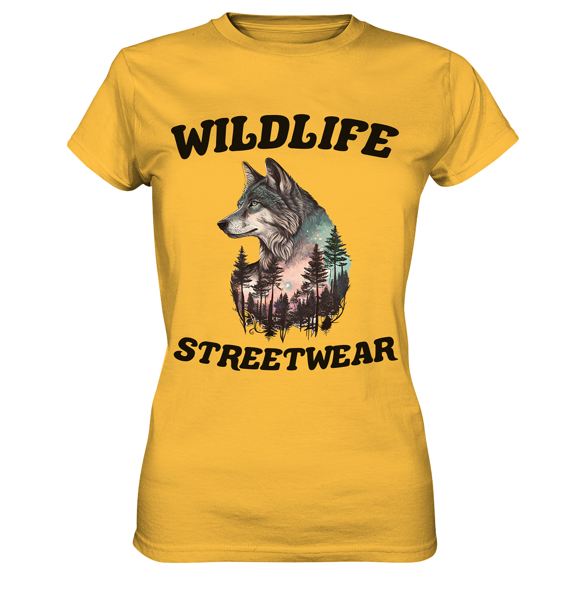 Streetwear Wildlife Design  - Ladies Premium Shirt