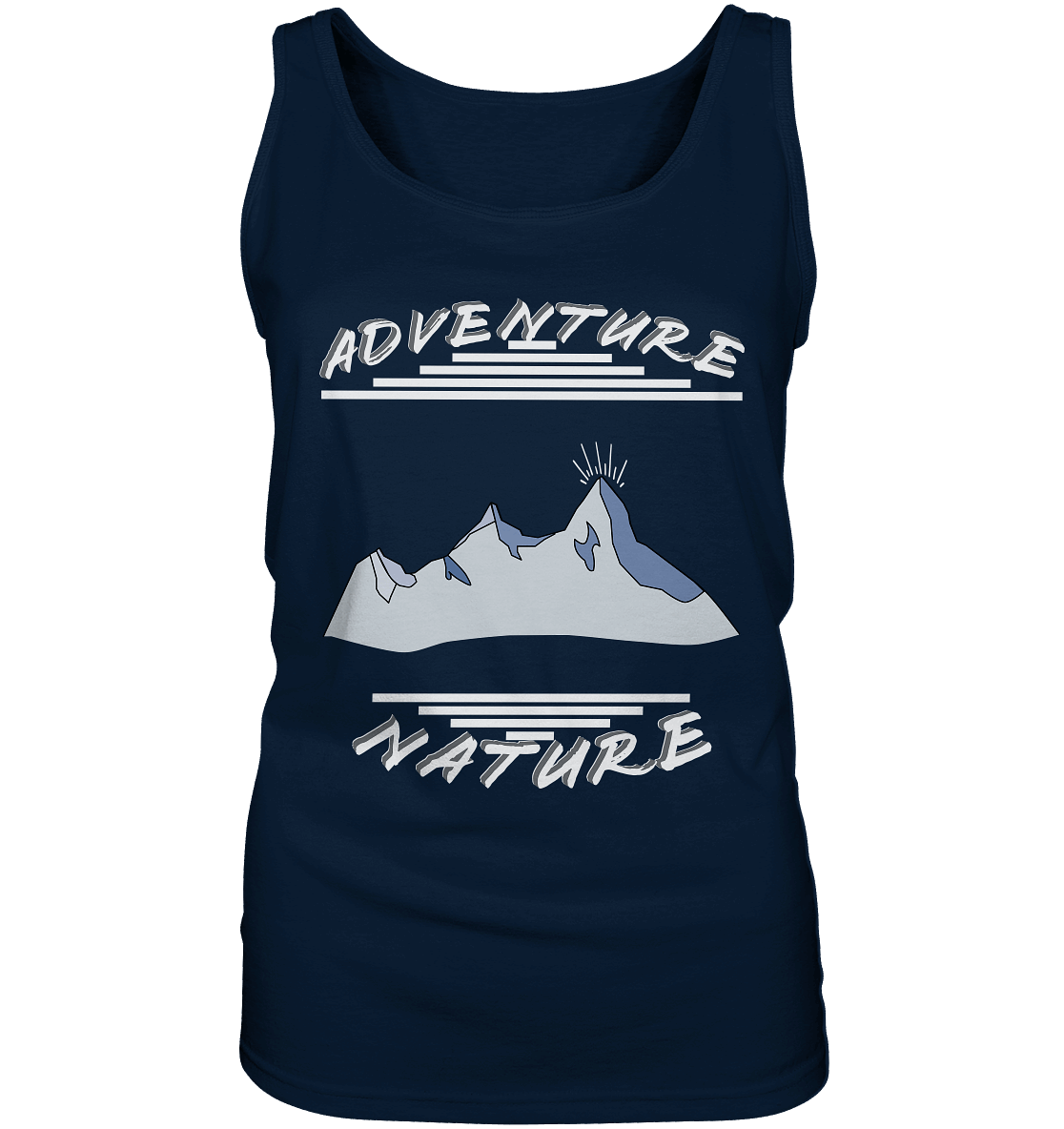 Adventure Nature, Abenteuer Natur, Camping, Geocaching - Ladies Tank-Top