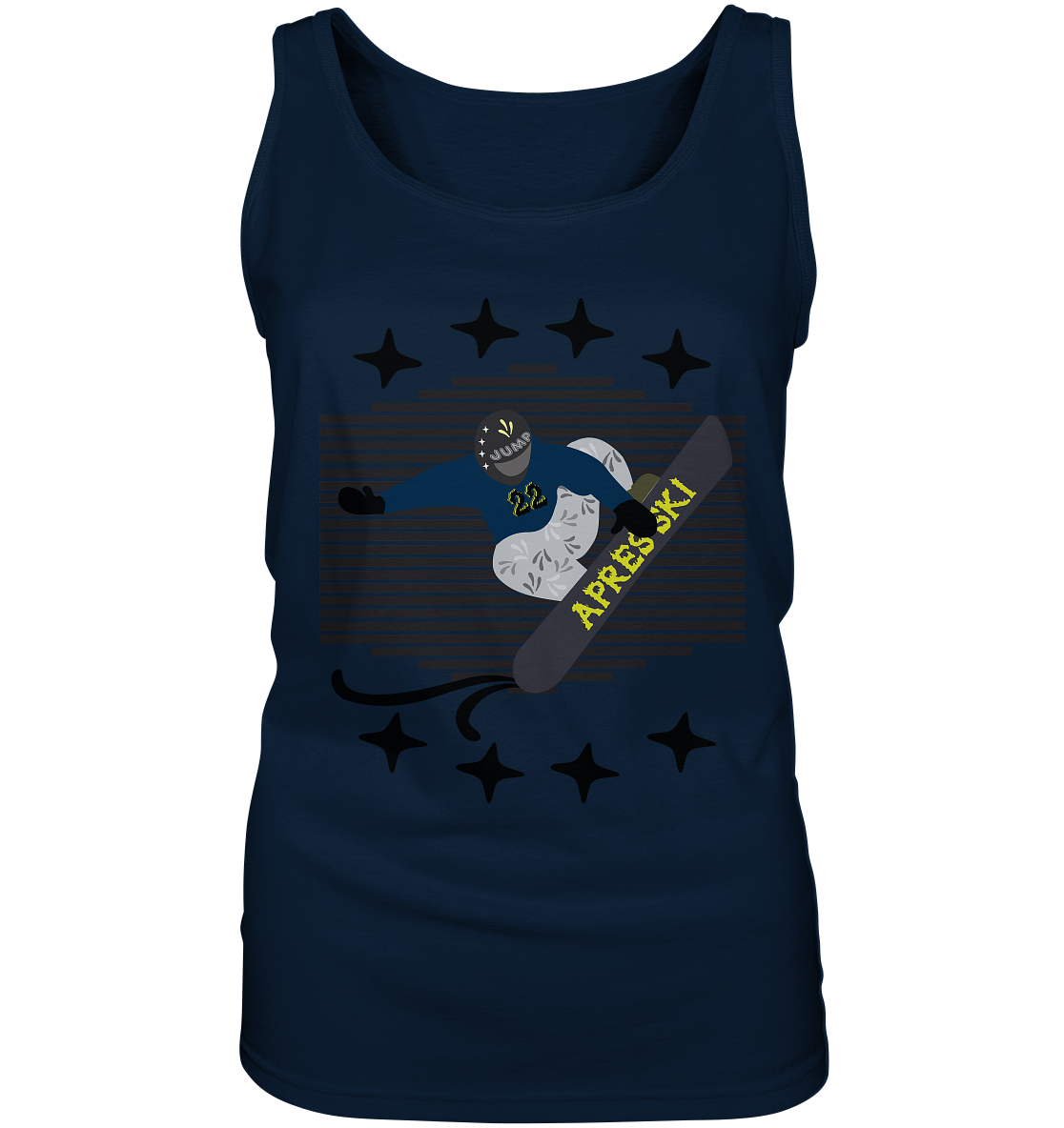 Snowboarding, Apres- Ski, Snowboard, - Ladies Tank-Top