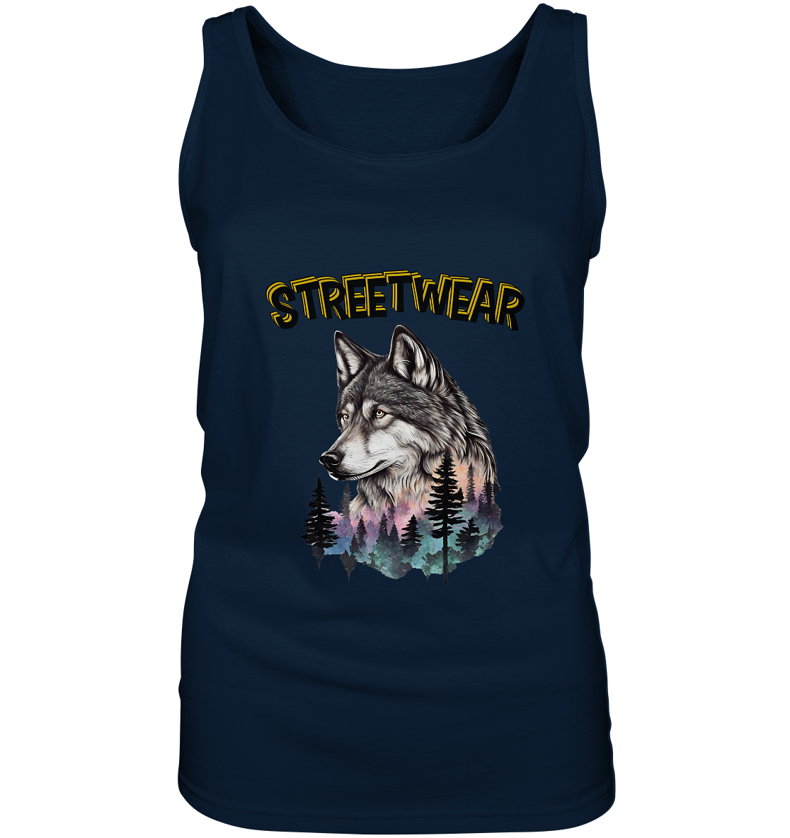 Streetwear Wildlife Design - Ladies Tank-Top