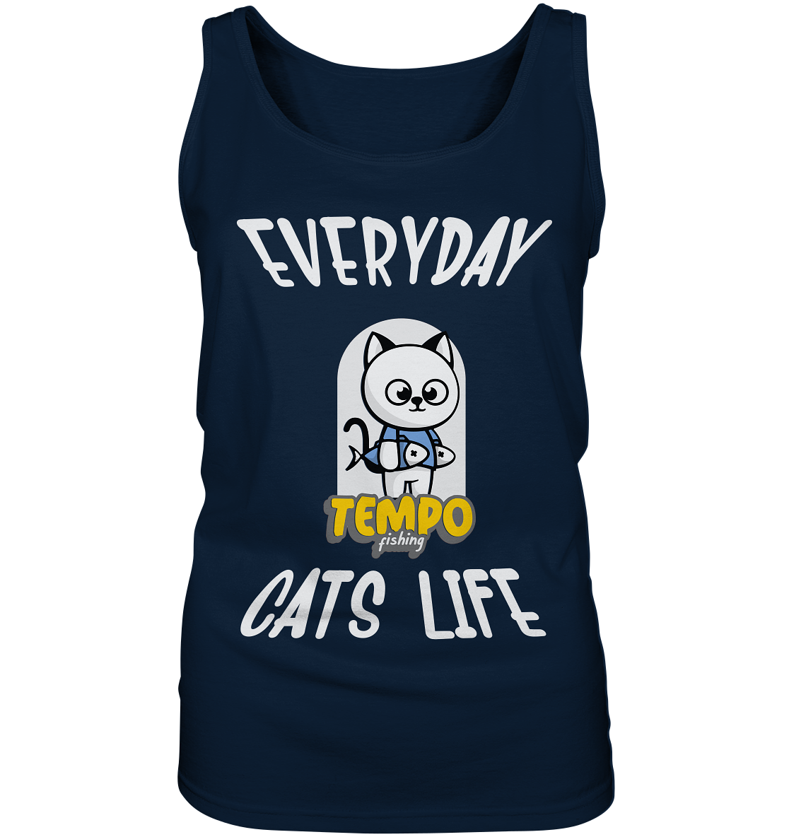 Katzenleben- Everyday Cats Life, Katzenliebhaber, Tierfreund - Ladies Tank-Top