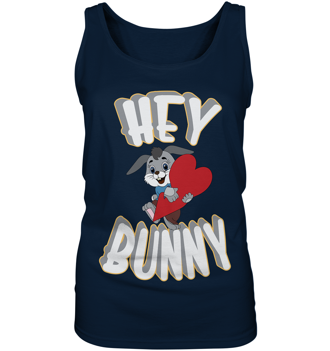 Hey Bunny, Valentine, Valentinstag am 14. Februar, Geschenkideen - Ladies Tank-Top