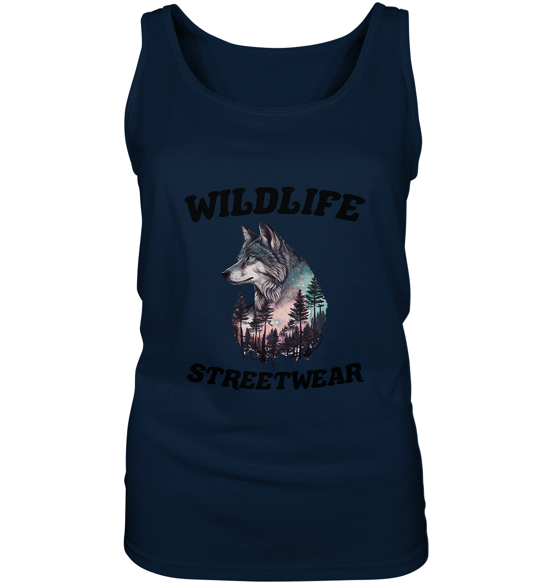 Streetwear Wildlife Design  - Ladies Tank-Top