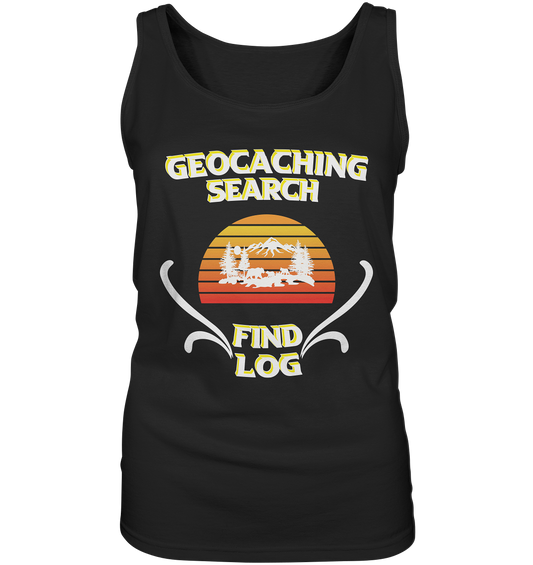 Geocaching, Suchen, Finden und Log, Geocache - Ladies Tank-Top