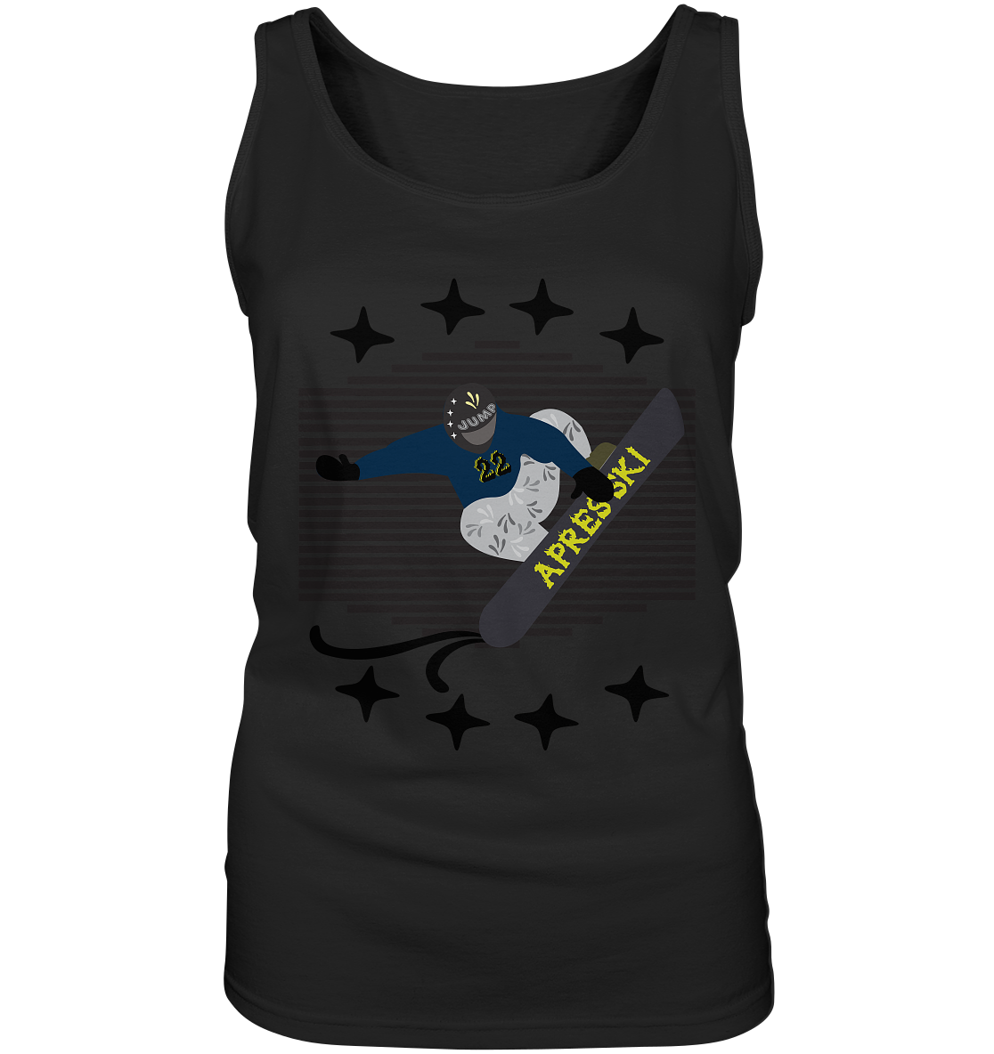 Snowboarding, Apres- Ski, Snowboard, - Ladies Tank-Top