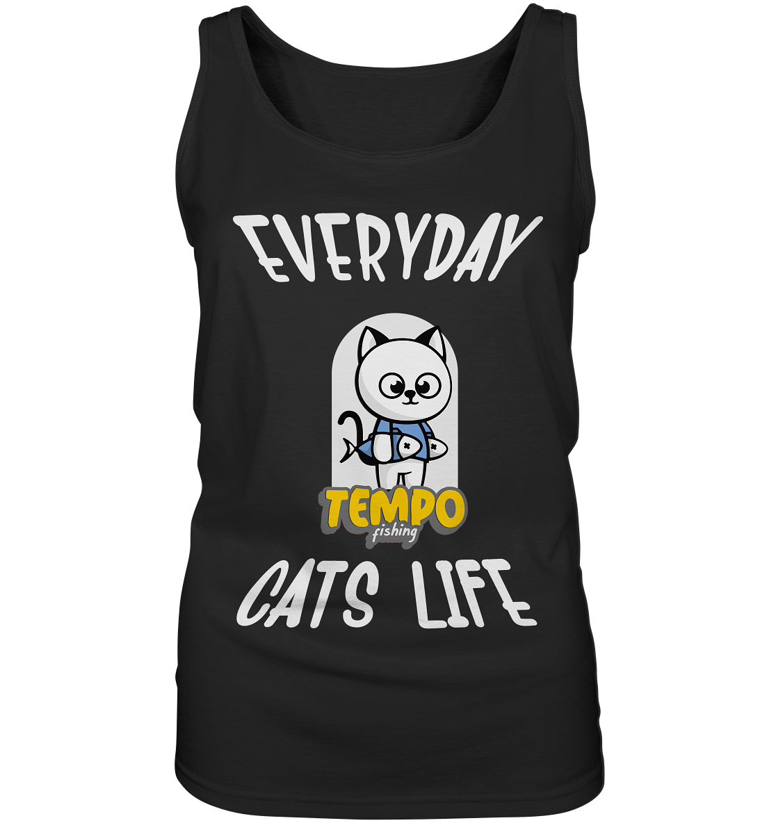 Katzenleben- Everyday Cats Life, Katzenliebhaber, Tierfreund - Ladies Tank-Top