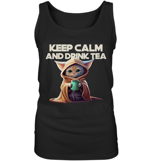 Tanktop Damen- Keep Calm- coole Basic für jeden Look- Ladies Tank-Top