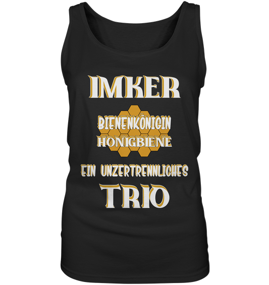 Imker- Bienenkönigin und Honigbiene, einTeam, Pfleger und Schützer von Bienen - Ladies Tank-Top