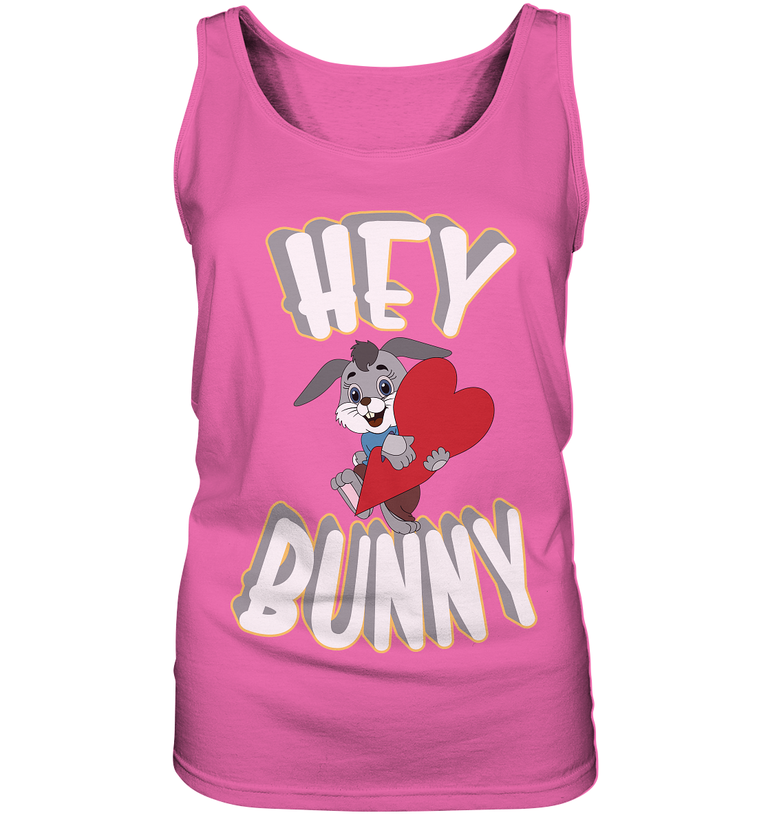 Hey Bunny, Valentine, Valentinstag am 14. Februar, Geschenkideen - Ladies Tank-Top