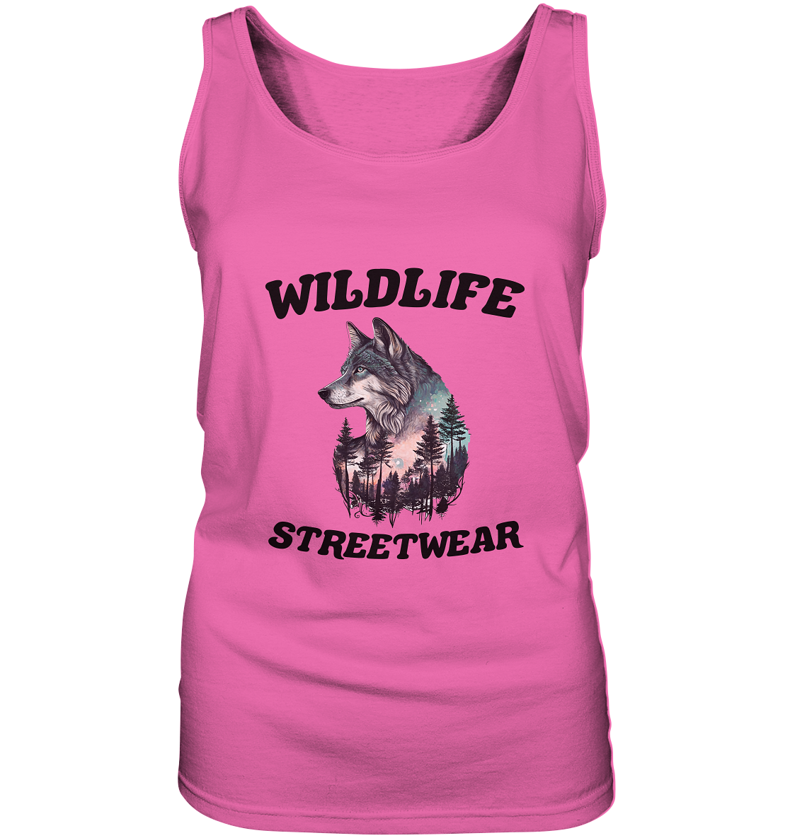 Streetwear Wildlife Design  - Ladies Tank-Top