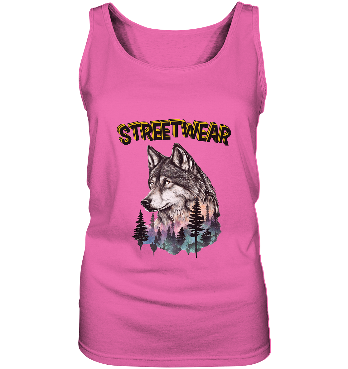 Streetwear Wildlife Design - Ladies Tank-Top