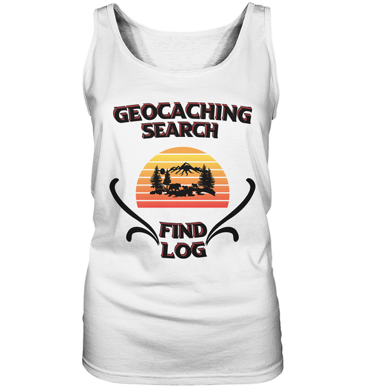 Geocaching, Suchen, Finden und Log, Geocaches - Ladies Tank-Top