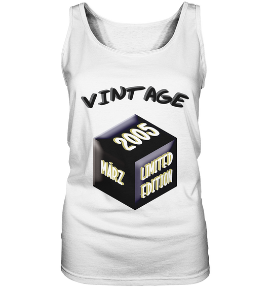 Vintage 2005 MÄRZ Limited Edition, Geschenk zum 18  - Ladies Tank-Top
