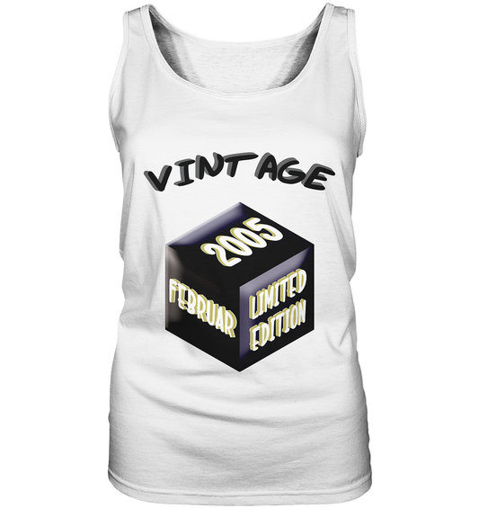 Vintage 2005 FEB Limited Edition, Geschenk zum 18 - Ladies Tank-Top