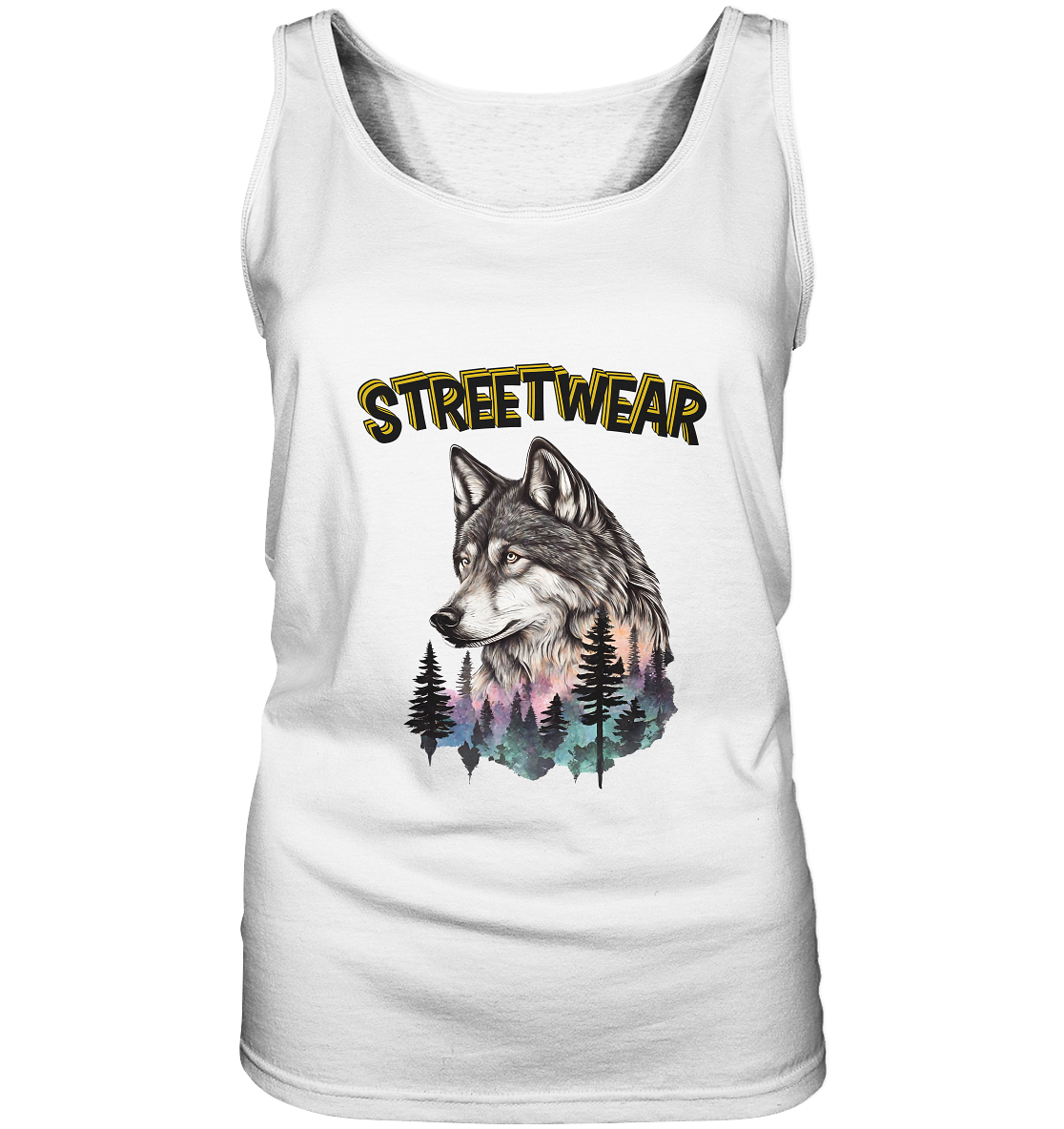 Streetwear Wildlife Design - Ladies Tank-Top