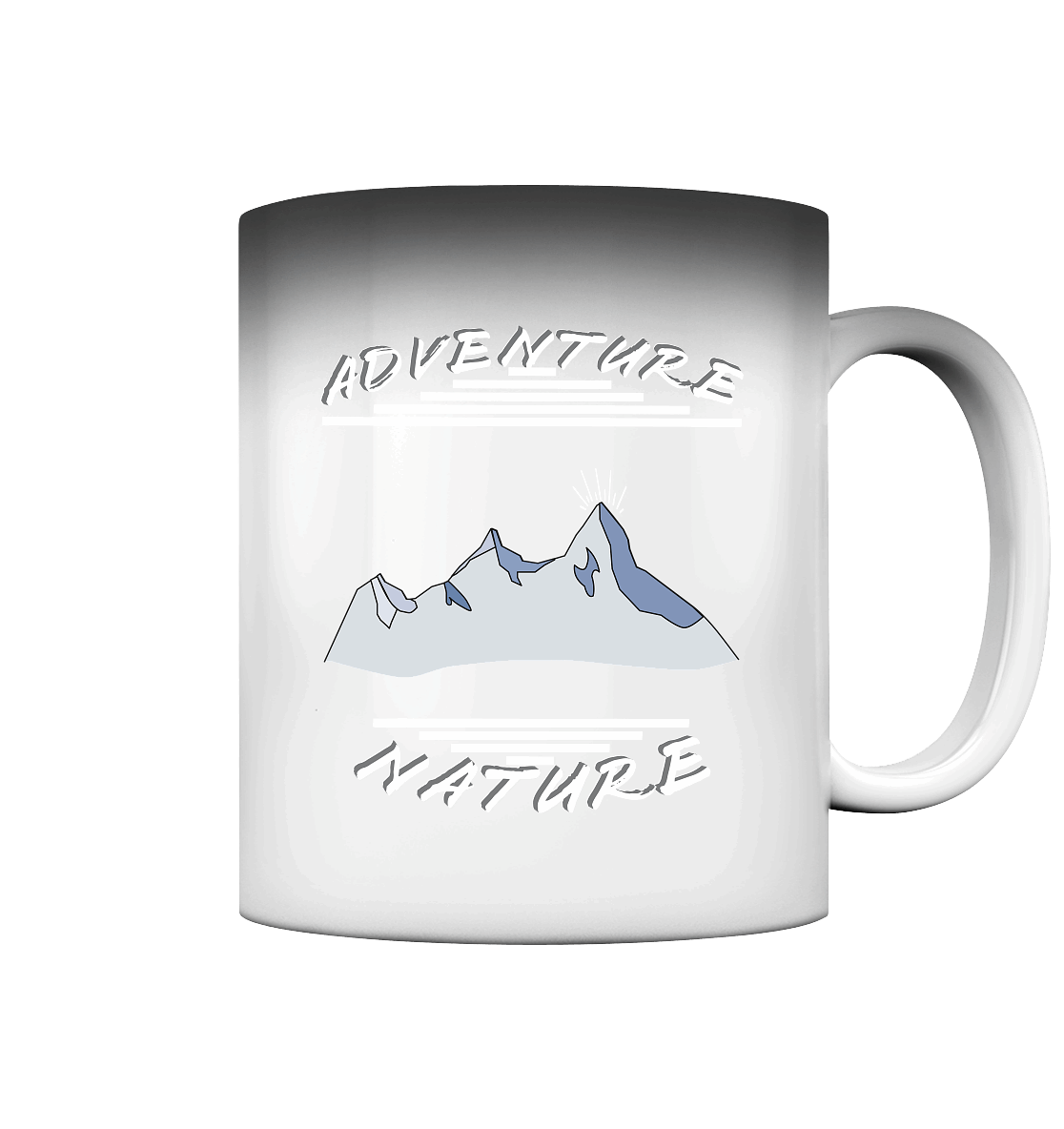 Adventure Nature, Abenteuer Natur, Camping, Geocaching - Magic Mug