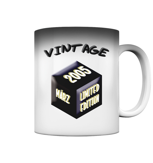 Vintage 2005 MÄRZ Limited Edition, Geschenk zum 18  - Magic Mug