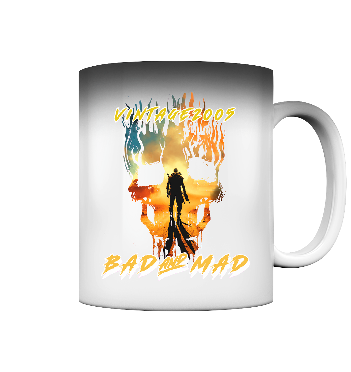 Vintage 2005- BAD AND MAD, streetwear, casual style - Magic Mug