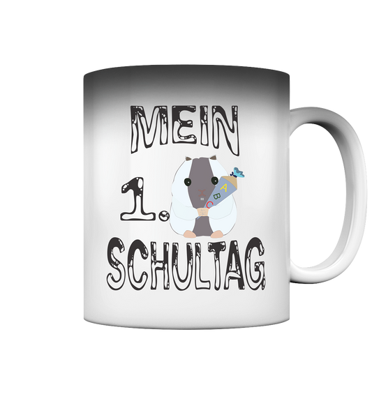 Schulanfang Schwarzes Design, Einschulung, Zuckettüte  - Magic Mug