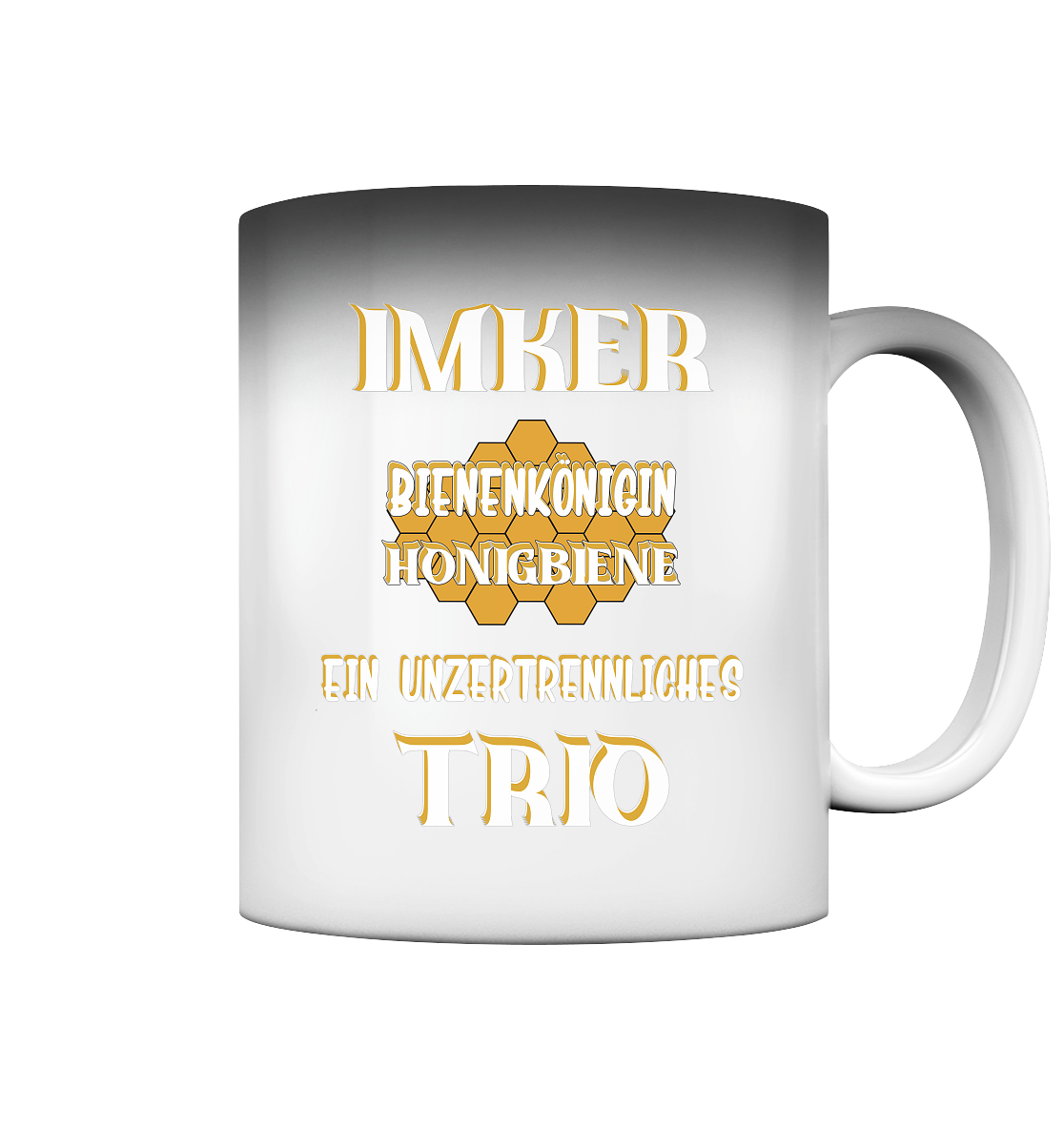 Imker- Bienenkönigin und Honigbiene, einTeam, Pfleger und Schützer von Bienen - Magic Mug