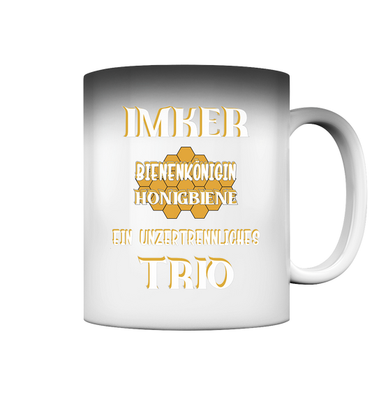 Imker- Bienenkönigin und Honigbiene, einTeam, Pfleger und Schützer von Bienen - Magic Mug