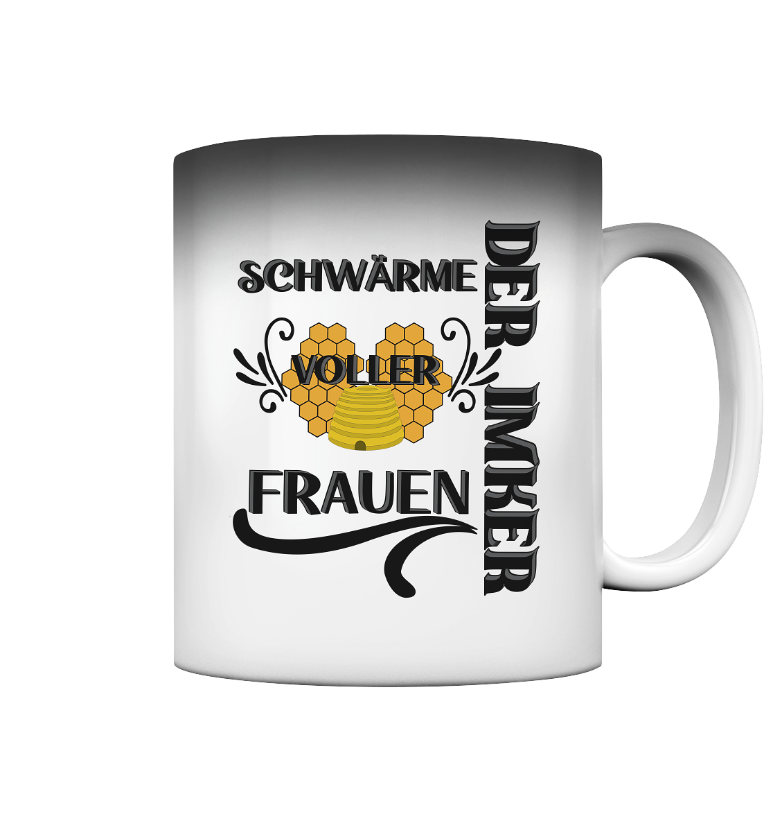 Der Imker, schwärme voller Frauen, Imkerei, Helden, schwarzes Design - Magic Mug