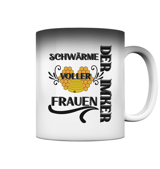 Der Imker, schwärme voller Frauen, Imkerei, Helden, schwarzes Design - Magic Mug