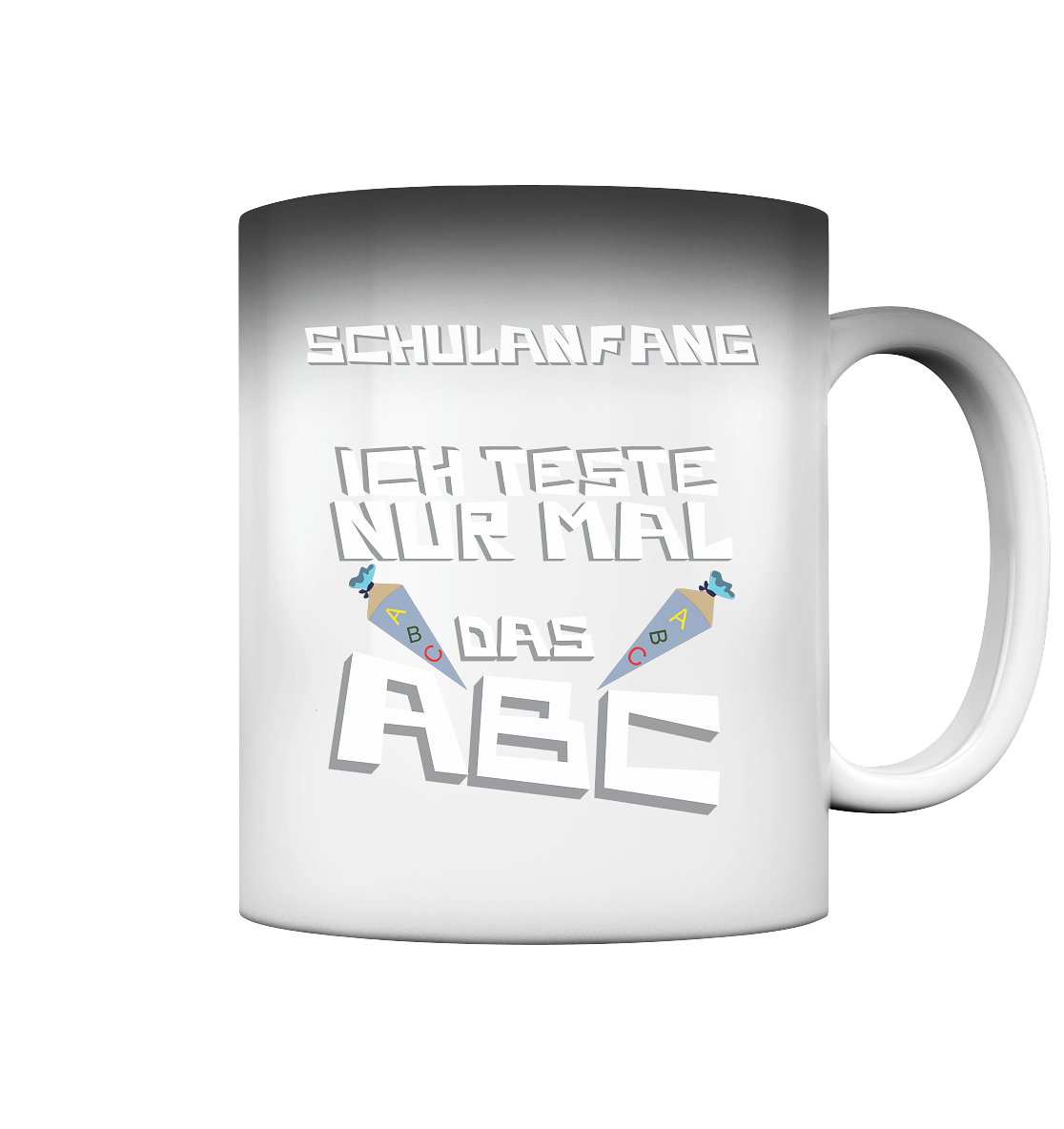 Schulanfang, Einschulung, Zuckettüte - Magic Mug