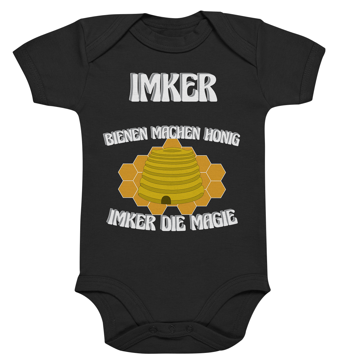 Imker, Bienen, Honig - Eine Magie, Imkerei, Wunder - Organic Baby Bodysuite