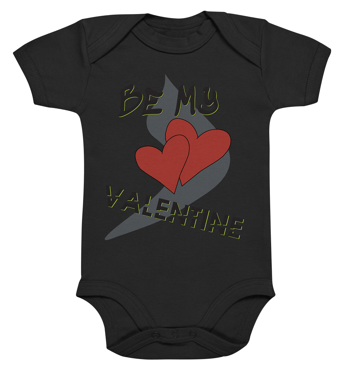 Be my Valentine, Valentinstag, 14. Februar - Organic Baby Bodysuite