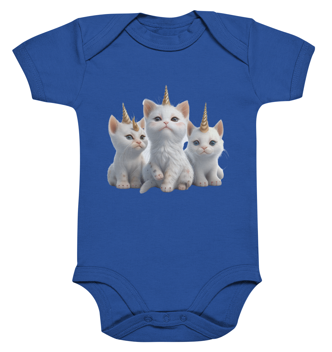 Einhorn-Katzen - Organic Baby Bodysuite