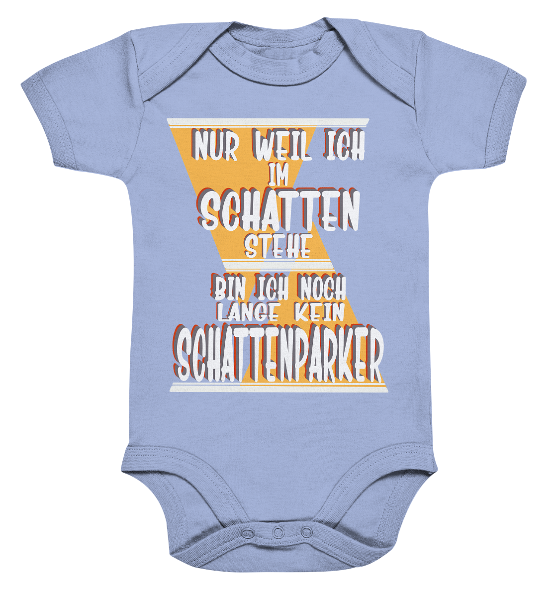 Schattenparker, mein Statement, Helles Design - Organic Baby Bodysuite