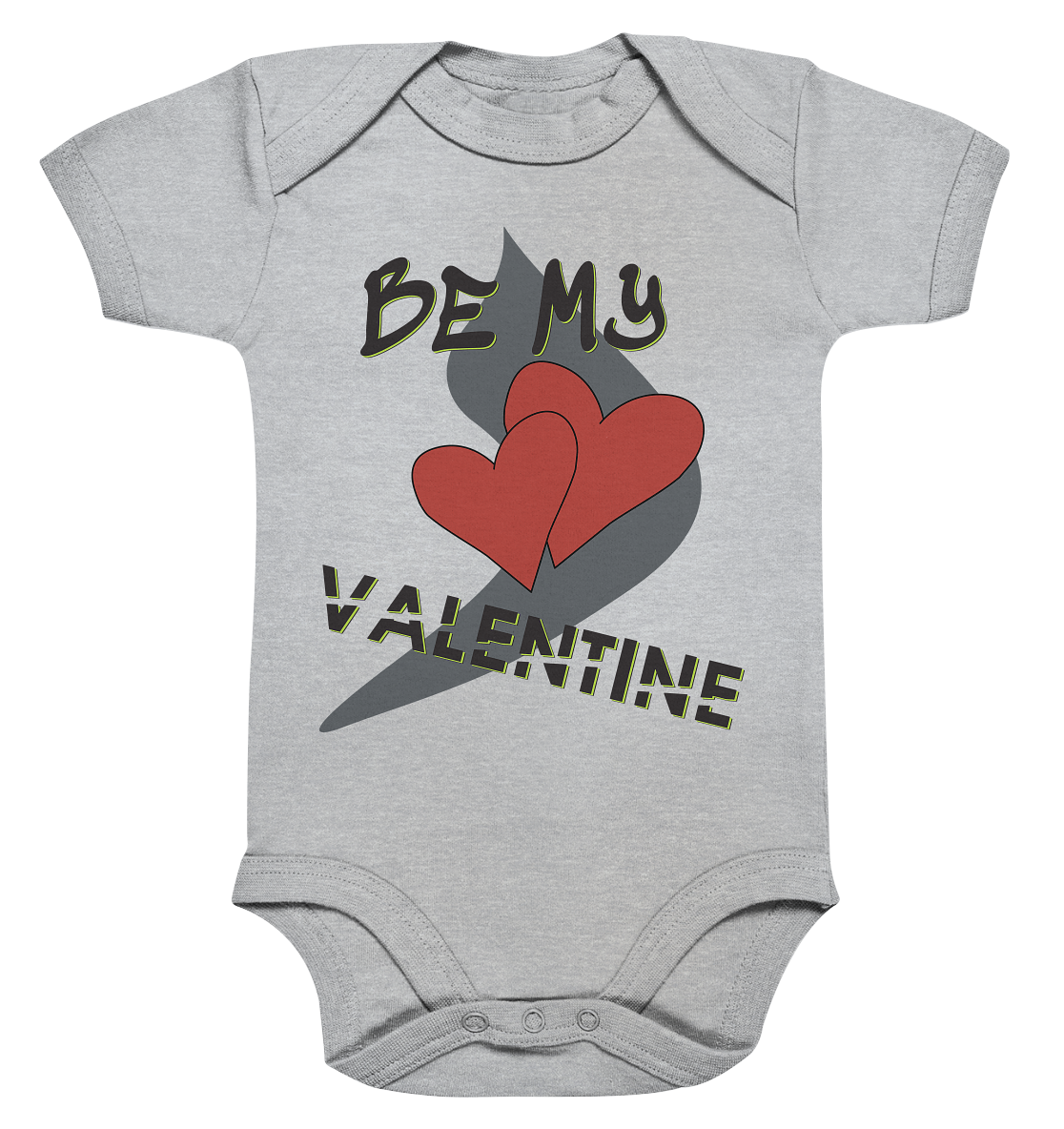 Be my Valentine, Valentinstag, 14. Februar - Organic Baby Bodysuite