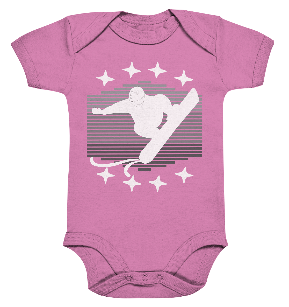 Snowboarder, Apres- Ski, Party danach, Piste - Organic Baby Bodysuite