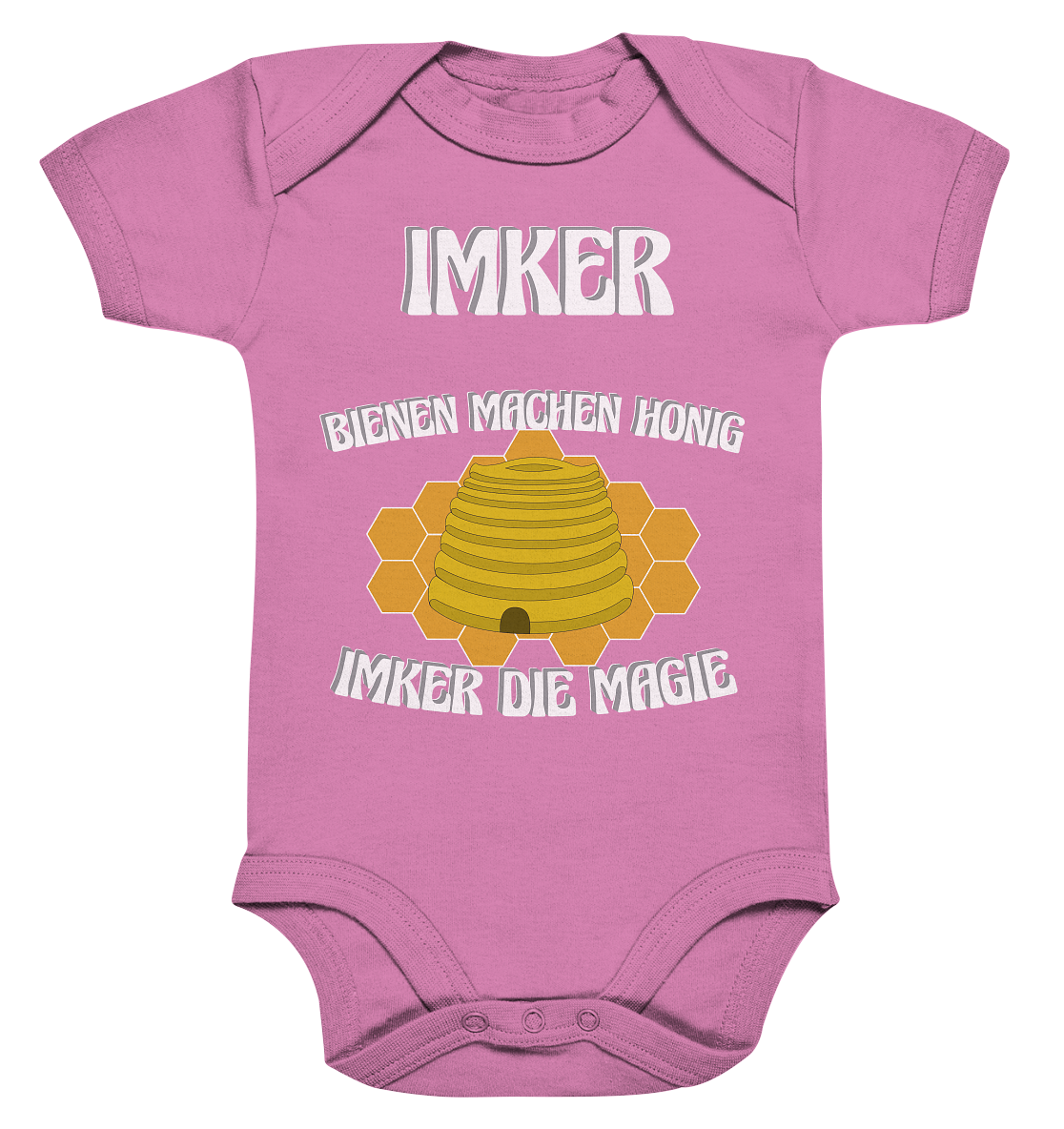 Imker, Bienen, Honig - Eine Magie, Imkerei, Wunder - Organic Baby Bodysuite