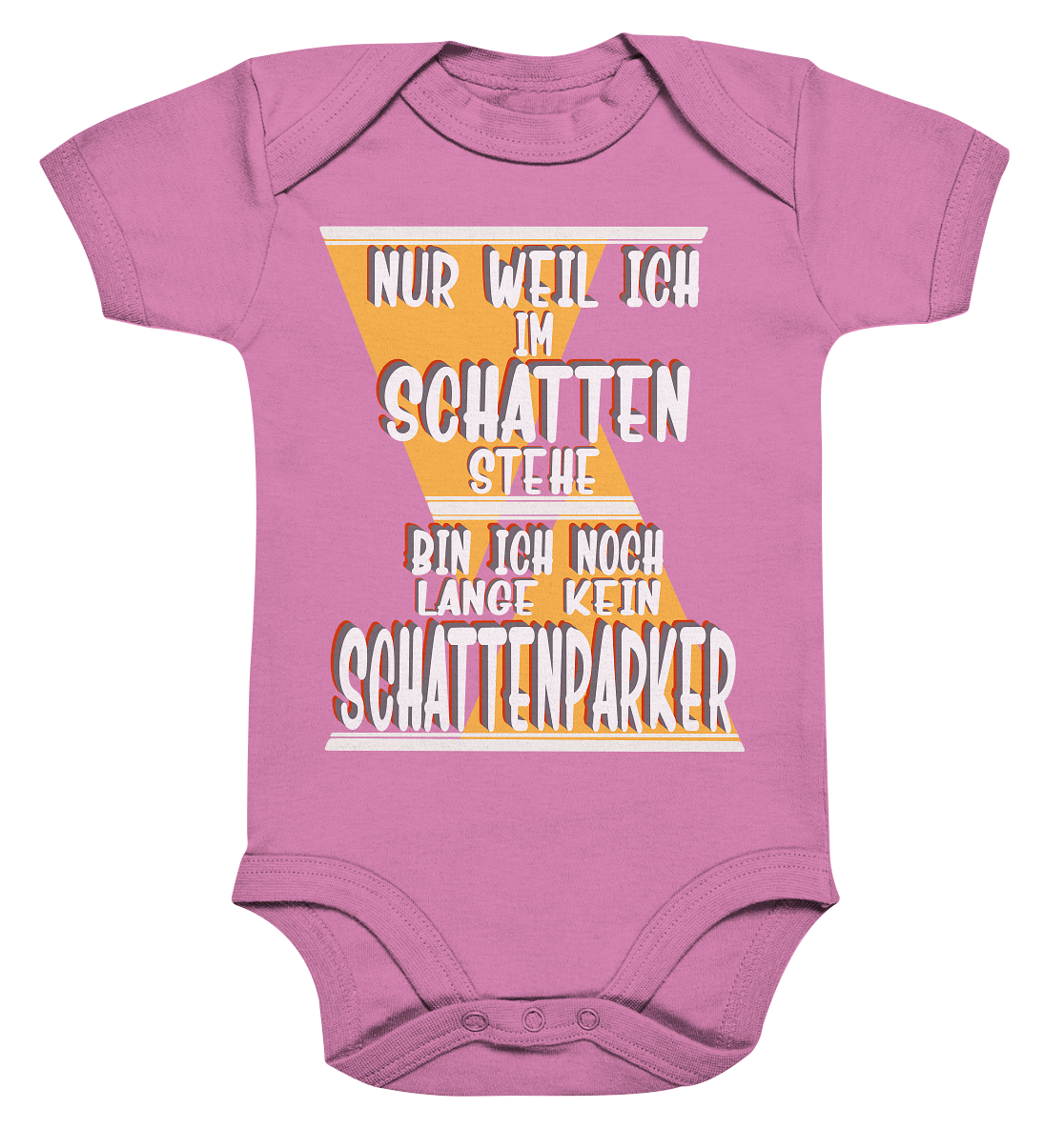 Schattenparker, mein Statement, Helles Design - Organic Baby Bodysuite