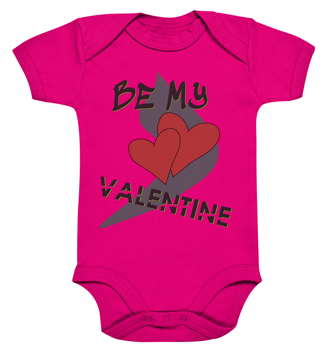 Be my Valentine, Valentinstag, 14. Februar - Organic Baby Bodysuite