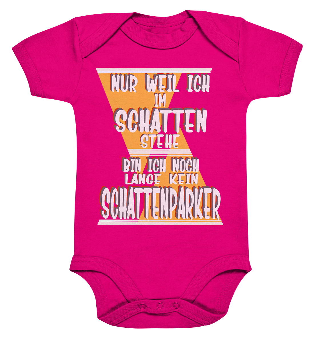 Schattenparker, mein Statement, Helles Design - Organic Baby Bodysuite